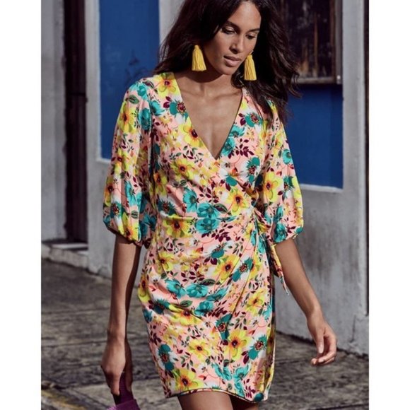 Aidan Mattox Dresses & Skirts - AIDAN MATTOX Floral Side-Tie Dress 14
